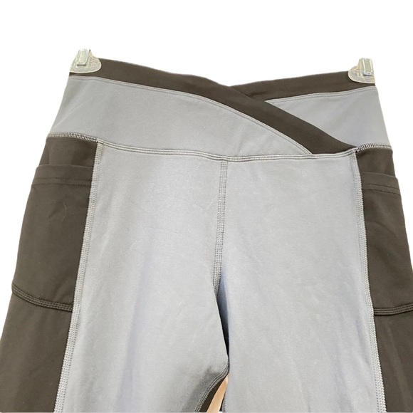 Avia Gray Black Leggings size M - NEW - Pockets - Picture 4 of 7